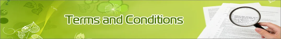Terms and Conditions for Send Flowers To Jordan